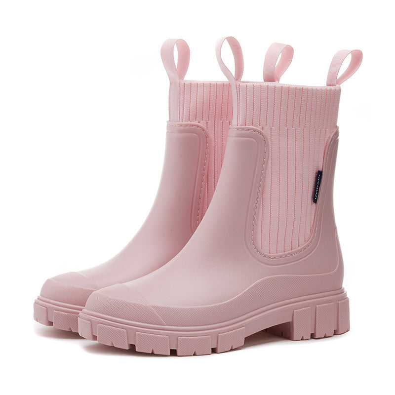 Velina Moda | Rain Boots - Waterproof with Anti-Slip Sole, Perfect for Rainy Weather