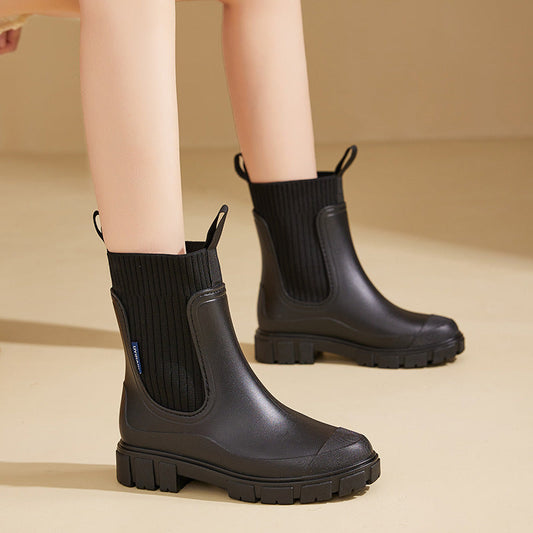 Velina Moda | Rain Boots - Waterproof with Anti-Slip Sole, Perfect for Rainy Weather