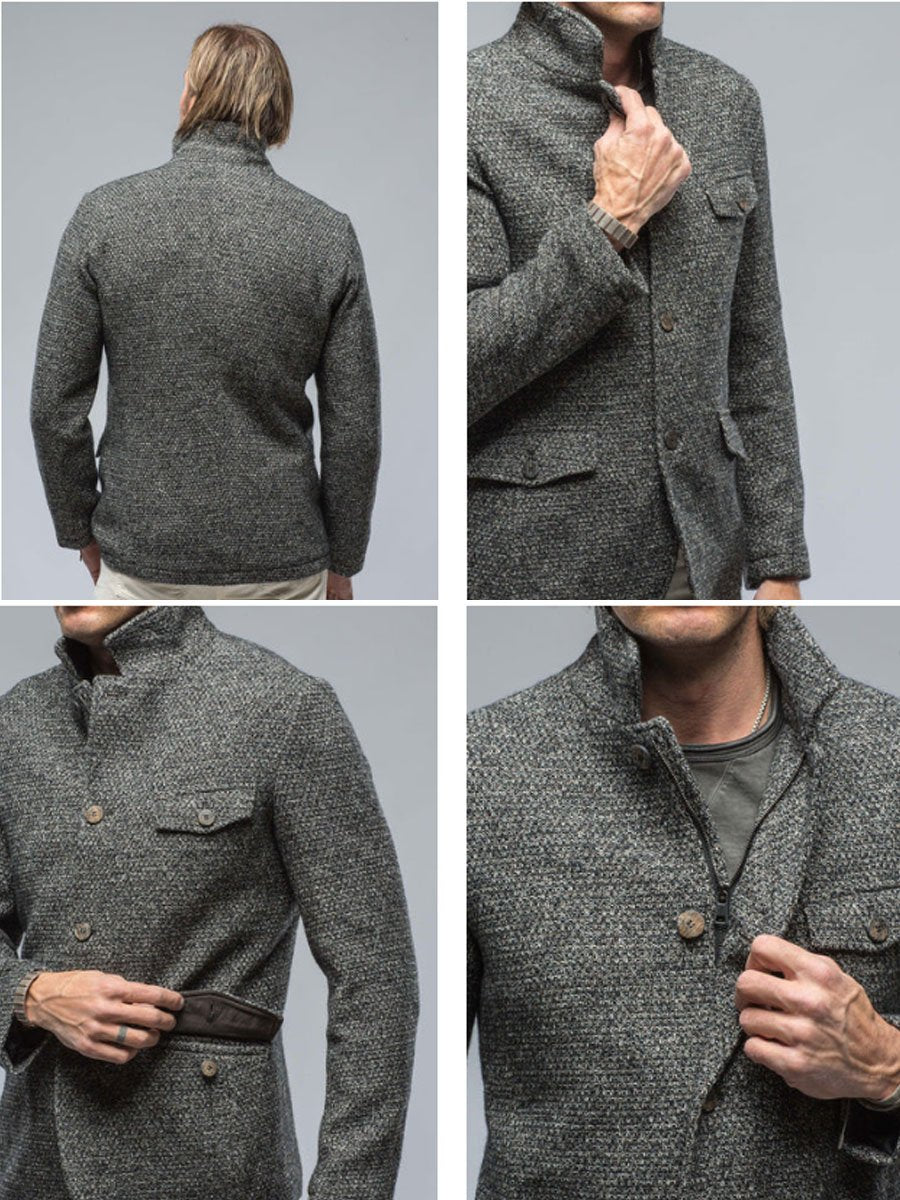 Velina Moda | Pocket Retro Casual Blazer with Zipper - Stylish Comfort