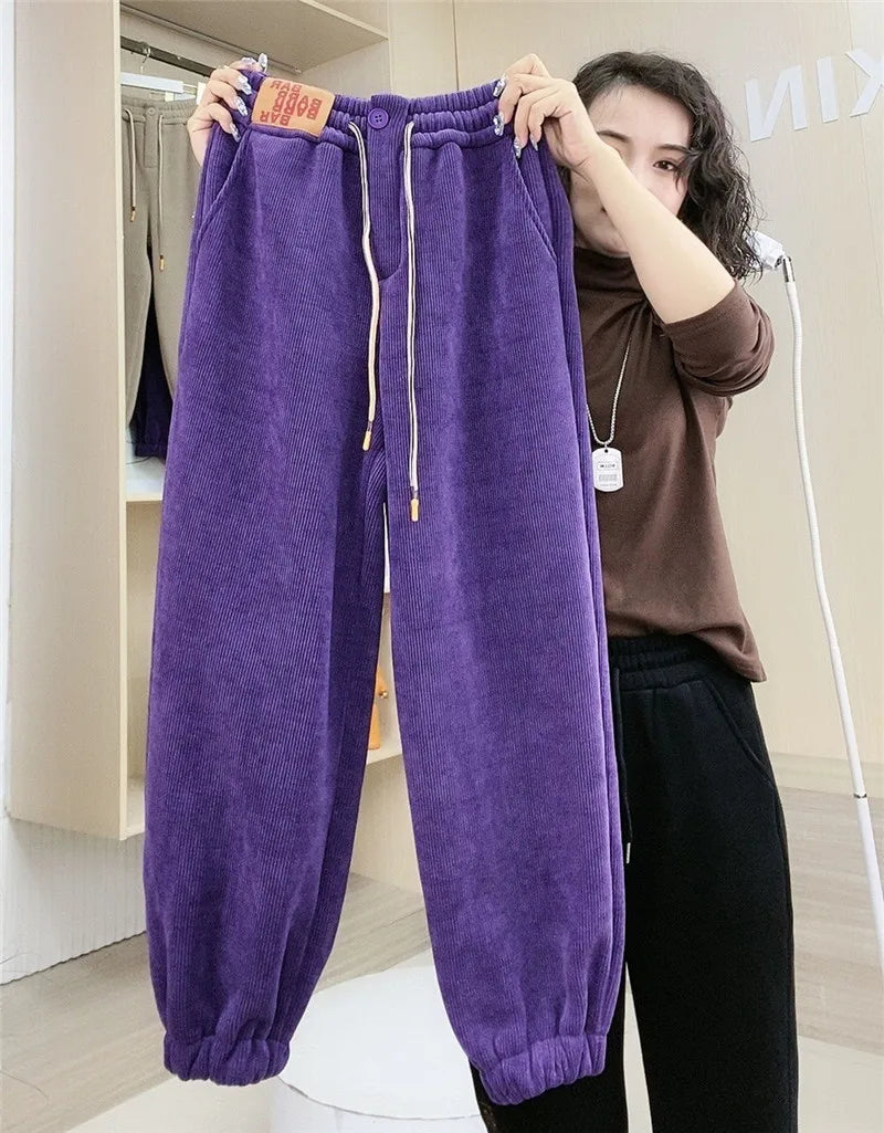 Velina Moda | Winter Jogging Pants - Warm Plush Lining & Casual Design