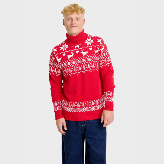 Velina Moda | The Greenland Christmas turtleneck sweater Men's