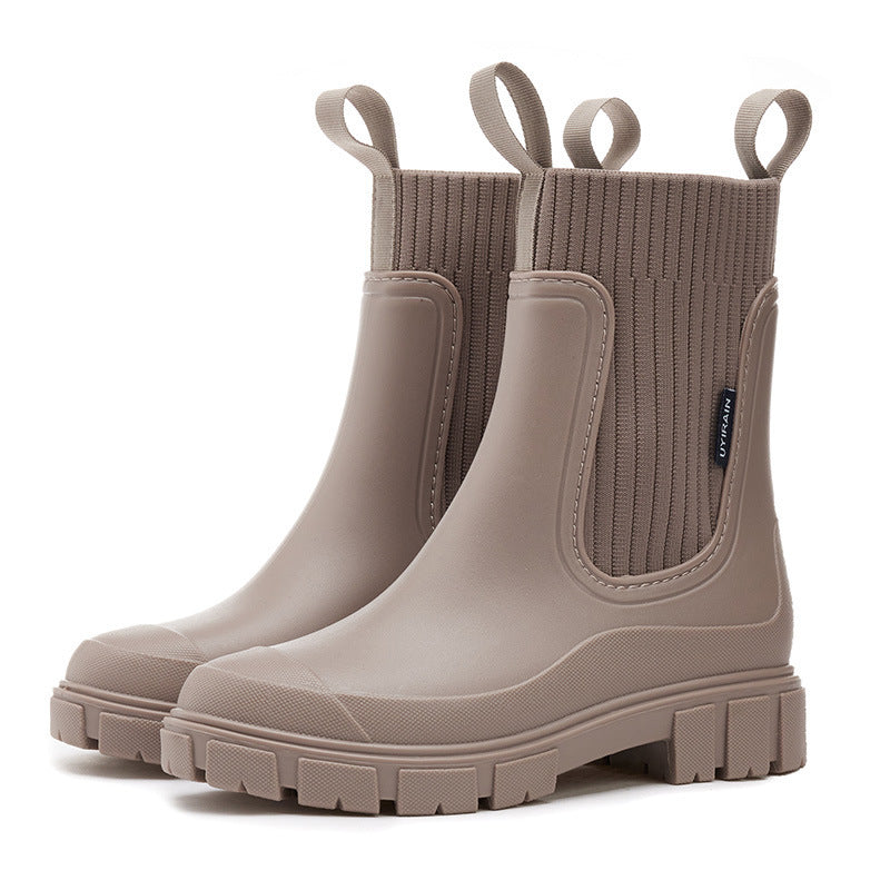Velina Moda | Rain Boots - Waterproof with Anti-Slip Sole, Perfect for Rainy Weather