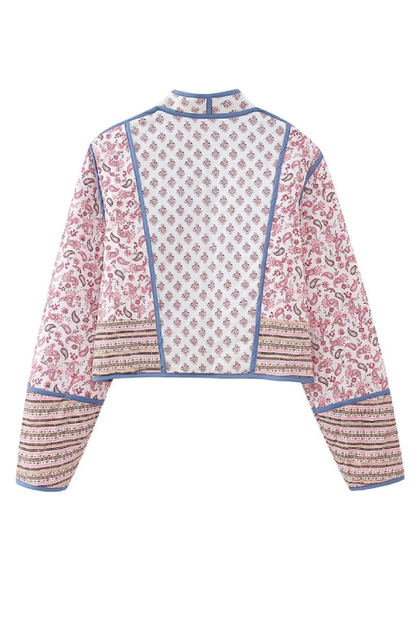 Velina Moda | Reversible Quilted Jacket with Matching Small Cotton Jacket