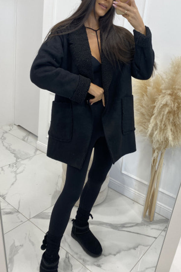 Velina Moda | Short Sherpa Women'S Jacket