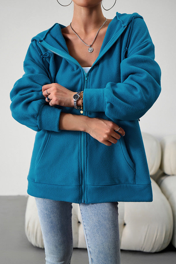Velina Moda | Casual Sweater Cardigan with Hood
