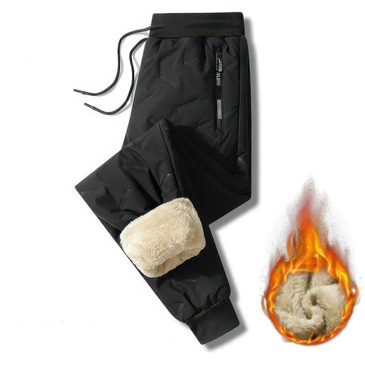 Velina Moda | Jogging pants - Plush thick fleece lined with drawstring