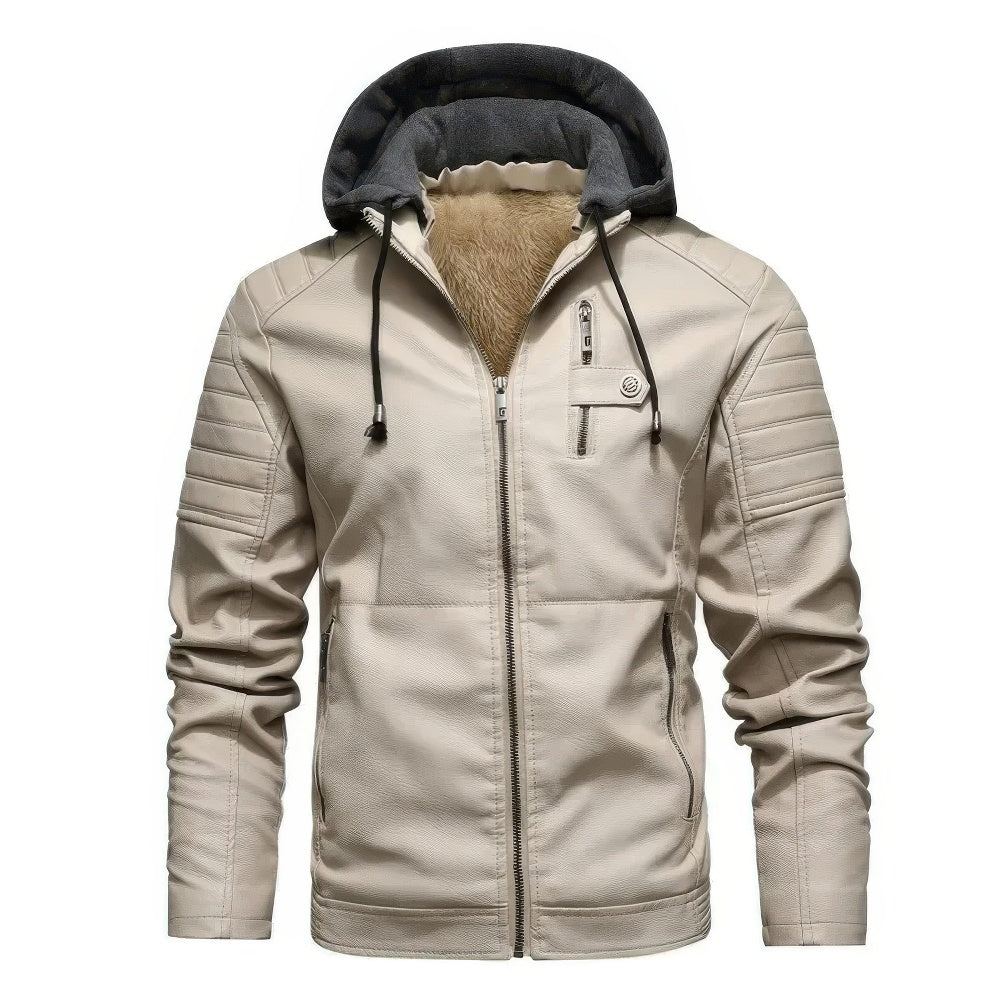 Velina Moda | Winter jacket with hood for men - Luxury and comfort