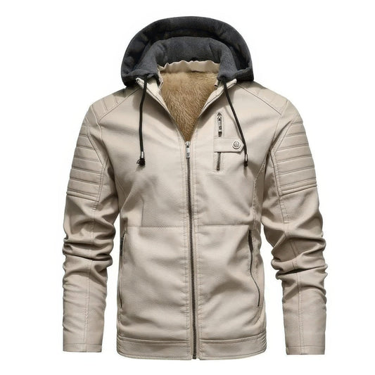 Velina Moda | Winter jacket with hood for men - Luxury and comfort