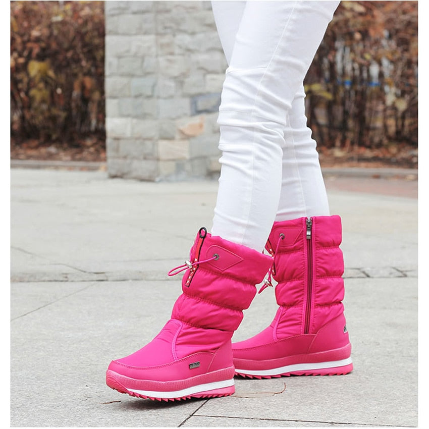 cDiana - Women's waterproof padded winter boots