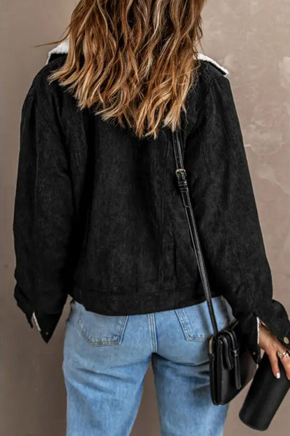 Velina Moda | Lambswool Patchwork Corduroy Jacket