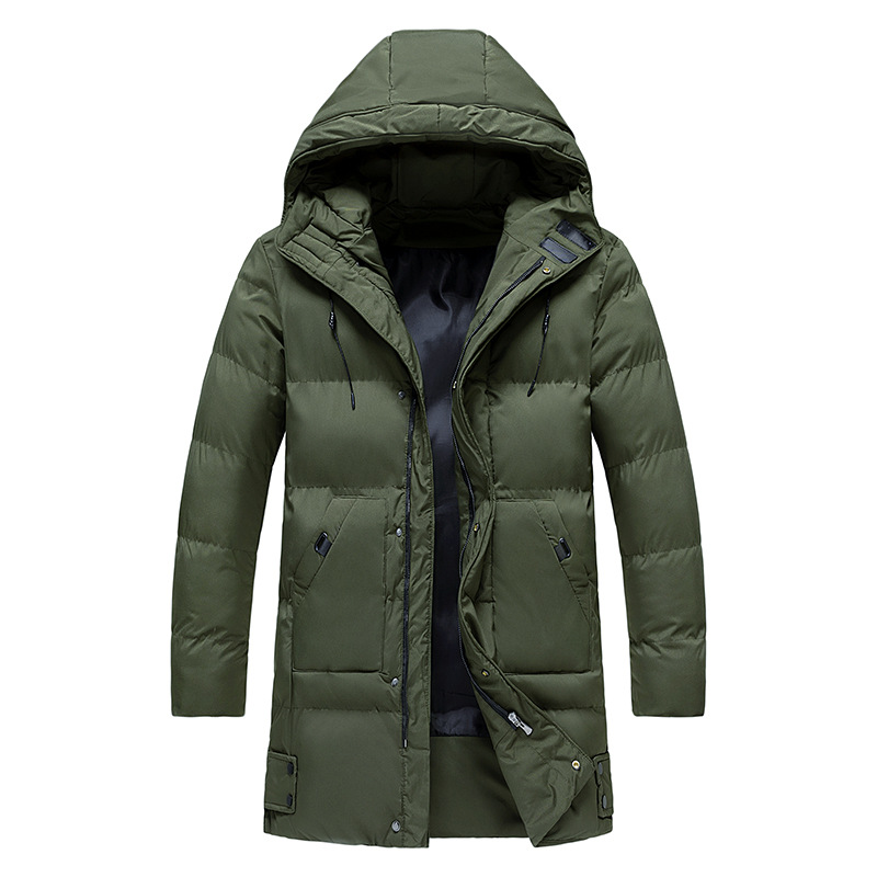 Andrés - Men's quilted coat with hood