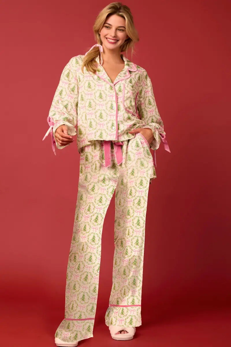 Velina Moda | Christmas Character Sprint Pajama Long Set