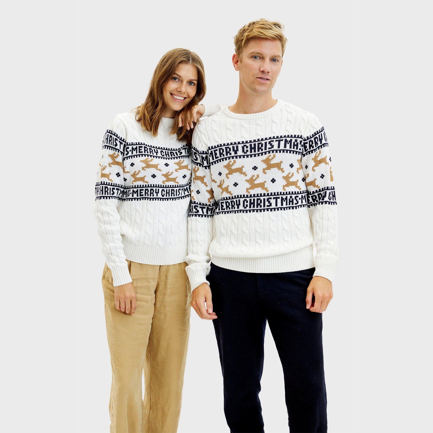 Velina Moda | The elegant Christmas sweater White Men