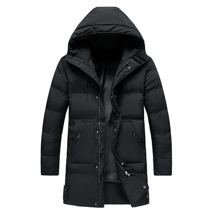 Andrés - Men's quilted coat with hood