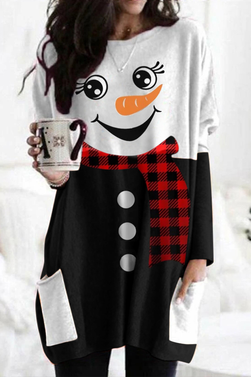 Velina Moda | Christmas Day Casual Party Patchwork Print Elk Costumes (6 Colors)