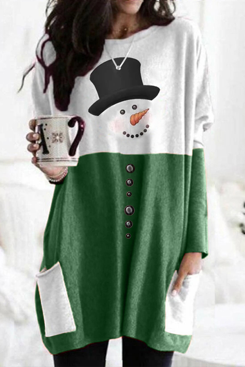 Velina Moda | Christmas Day Casual Party Patchwork Print Elk Costumes (6 Colors)