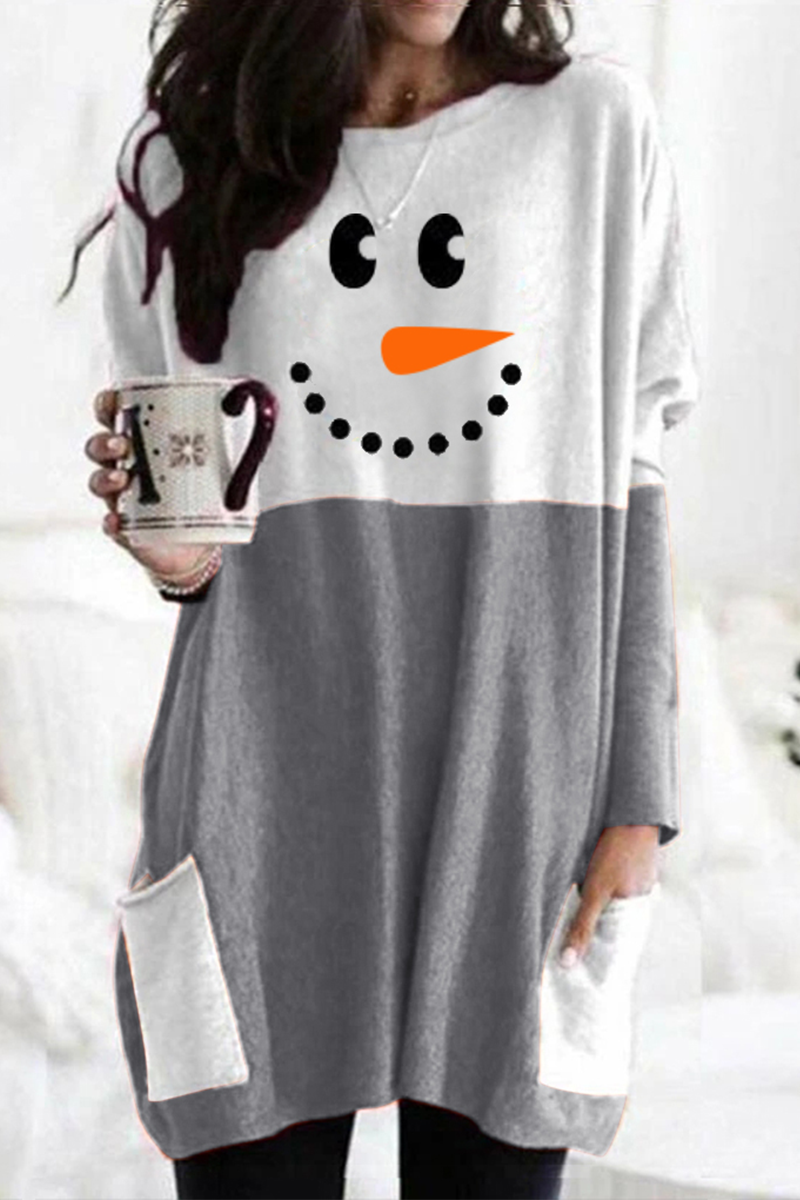 Velina Moda | Christmas Day Casual Party Patchwork Print Elk Costumes (6 Colors)