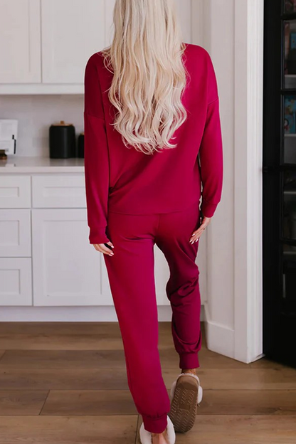 Velina Moda | Casual Party Santa Christmas Tree Candy Sequins Lace O-Neck Long Sleeve Two Pieces (3 Colors)