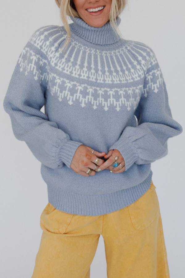 Velina Moda | Christmas Thickened Turtleneck Long Sleeve Knitted Sweater
