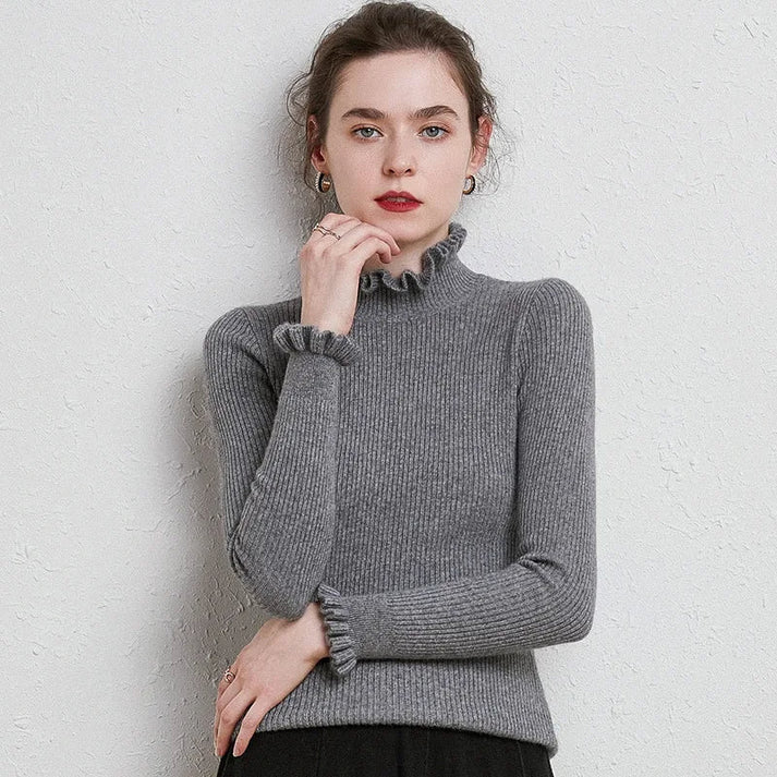 women's sweater with turtleneck