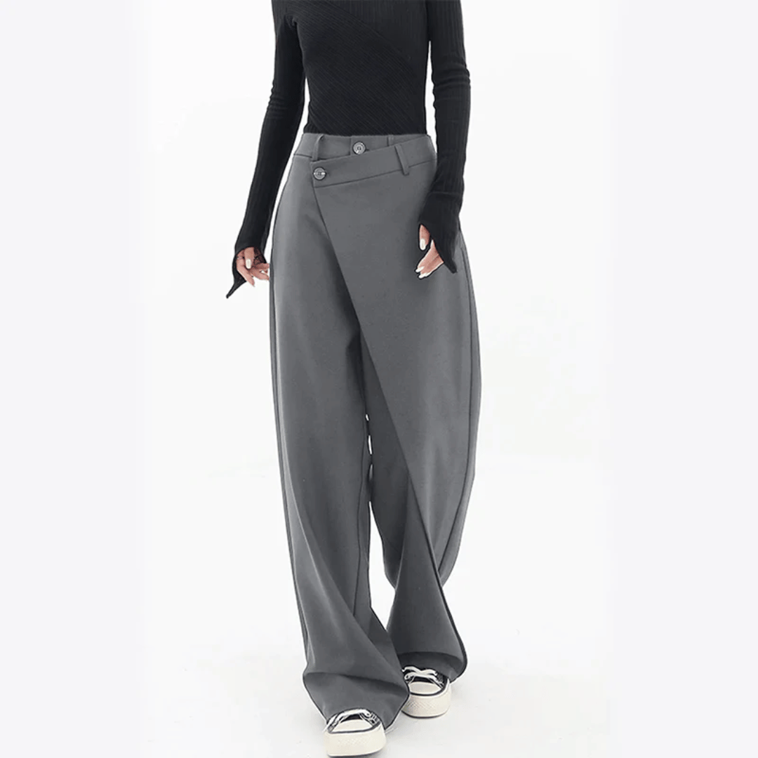 Velina Moda | Wide-Leg Pants - Asymmetrical & Luxurious Wide-Leg by Isabella Vionnet