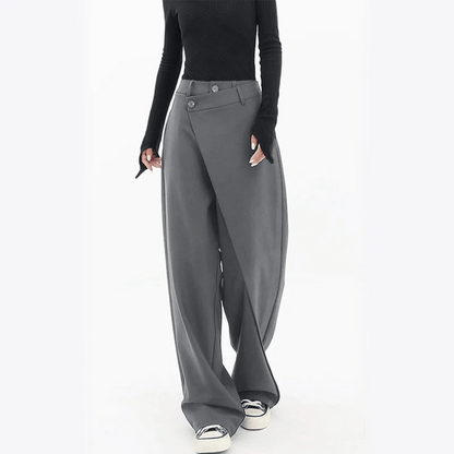 Velina Moda | Wide-Leg Pants - Asymmetrical & Luxurious Wide-Leg by Isabella Vionnet