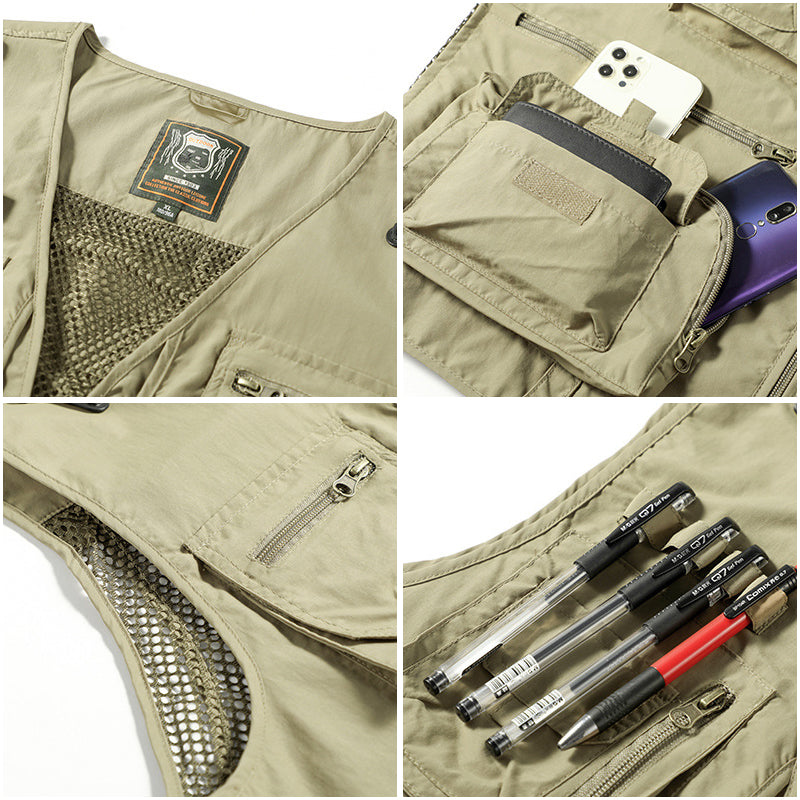 Velina Moda | Multi Pocket Summer Vest