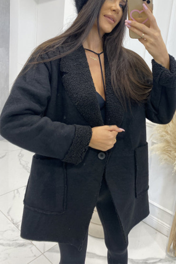 Velina Moda | Short Sherpa Women'S Jacket