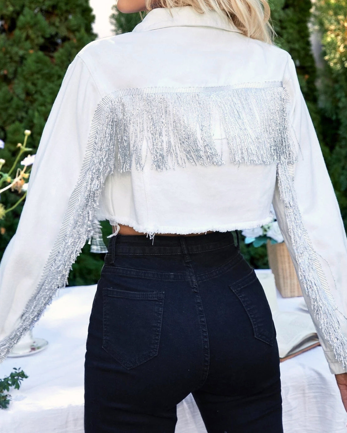 Velina Moda | Ripped Denim Jacket
