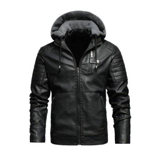 Velina Moda | Winter jacket with hood for men - Luxury and comfort