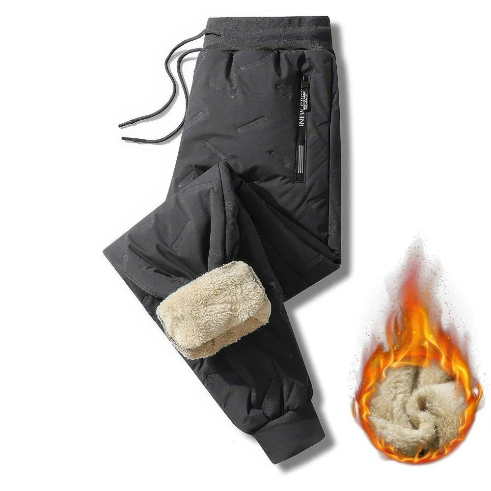 Velina Moda | Jogging pants - Plush thick fleece lined with drawstring