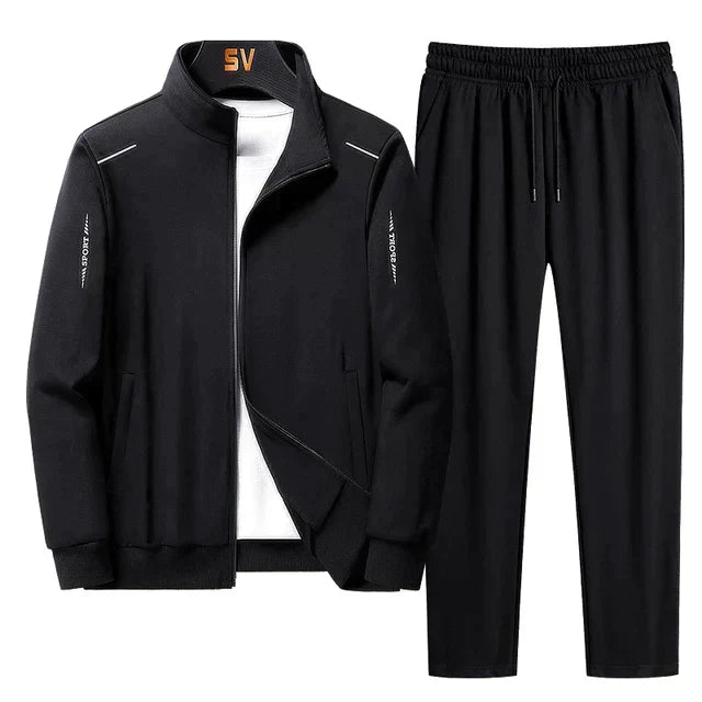 Velina Moda | Tracksuit - Comfortable set with sporty jacket and elastic pants for daily wear