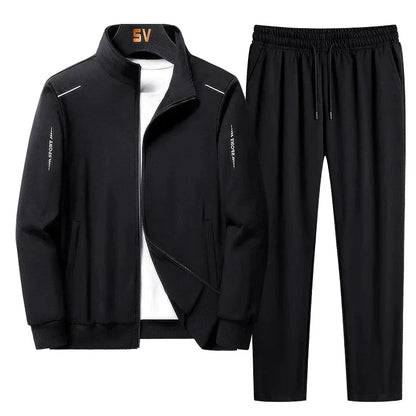 Velina Moda | Tracksuit - Comfortable set with sporty jacket and elastic pants for daily wear