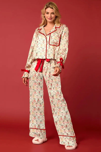 Velina Moda | Christmas Character Sprint Pajama Long Set