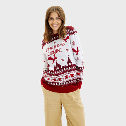 Velina Moda | Santa Claus is Coming Christmas Sweater Women's