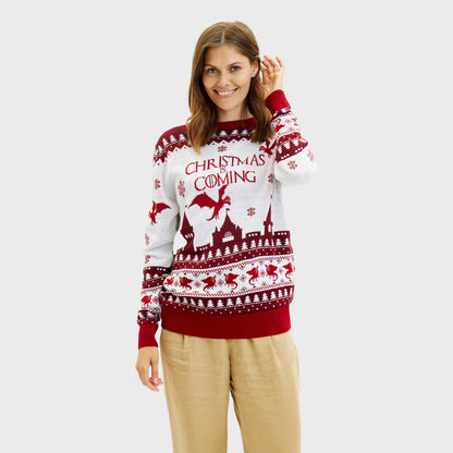 Velina Moda | Santa Claus is Coming Christmas Sweater Women's