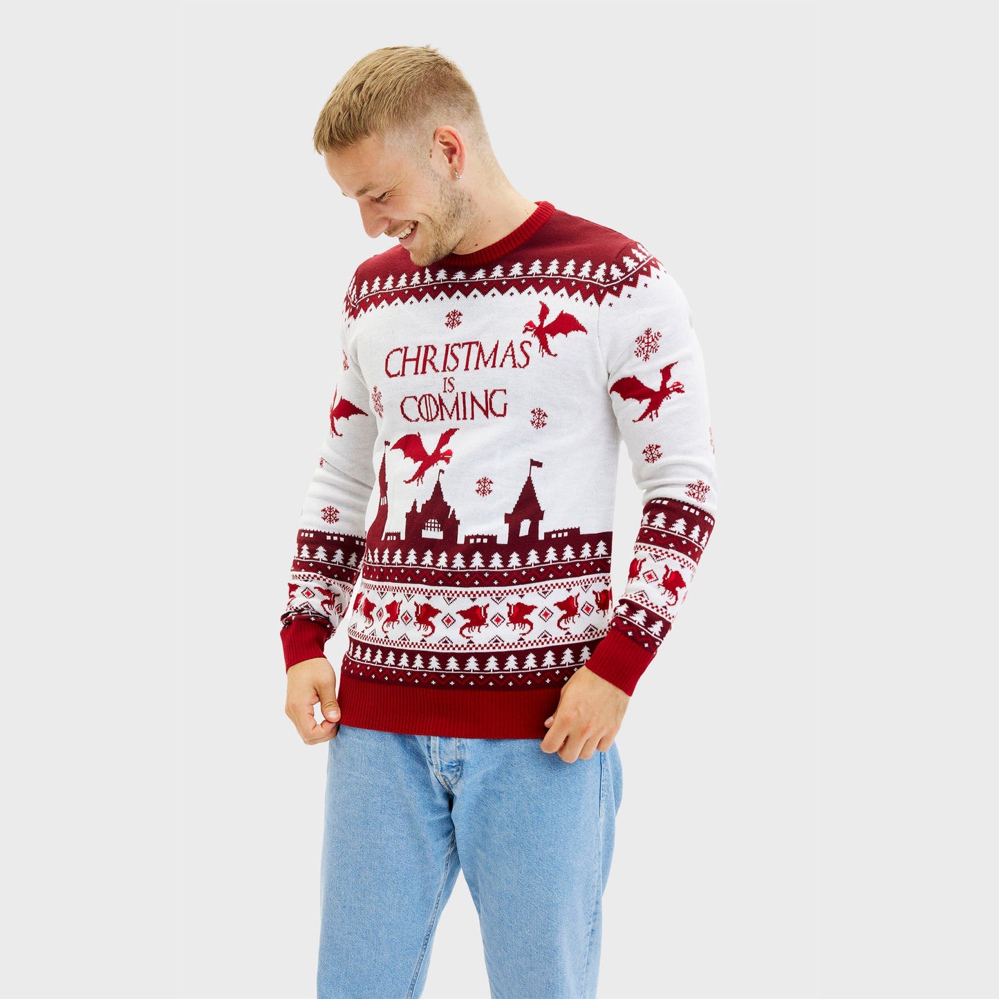 Velina Moda | The Santa Claus is Coming Christmas Sweater Men's