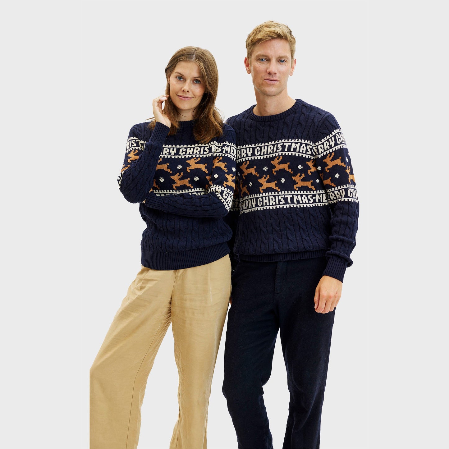 Velina Moda | The elegant Christmas sweater Blue Men