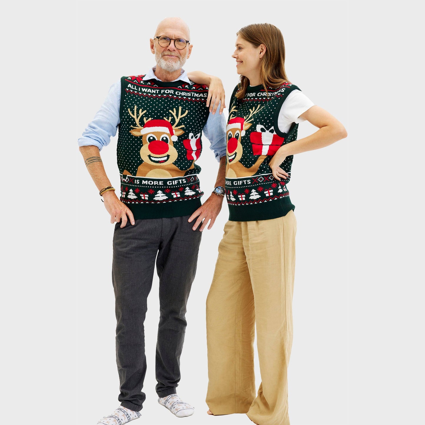 Velina Moda | Rudolph's Christmas Vest Women's