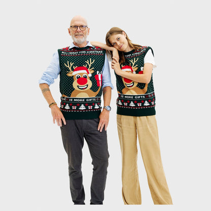 Velina Moda | Rudolph's Christmas Vest Women's