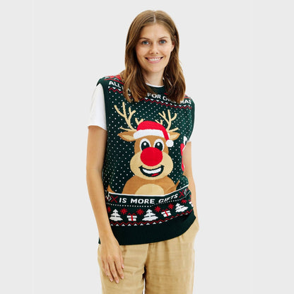 Velina Moda | Rudolph's Christmas Vest Women's