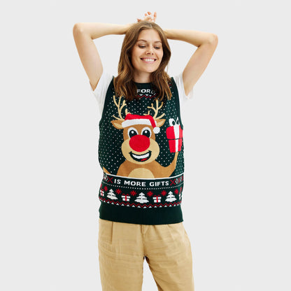 Velina Moda | Rudolph's Christmas Vest Women's