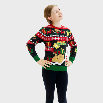 Velina Moda | Santa's Workshop Christmas Sweater Kids