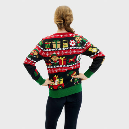 Velina Moda | Santa's Workshop Christmas Sweater Kids