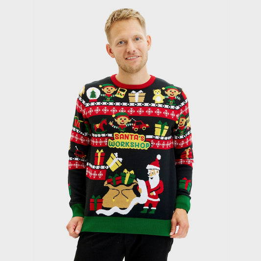 Velina Moda | Santa’s Workshop Sweater Men