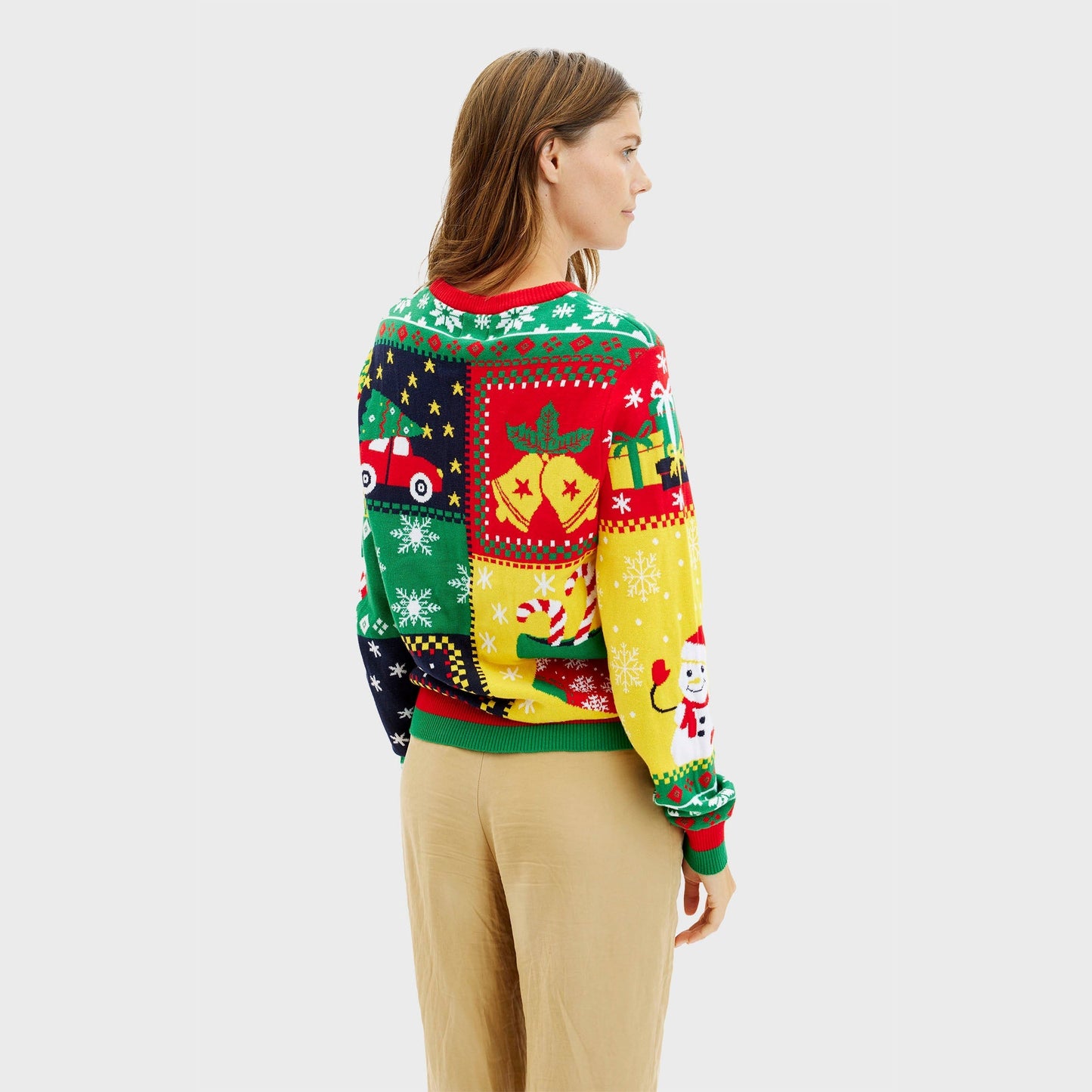 Velina Moda | The Patchwork Christmas Sweater Women