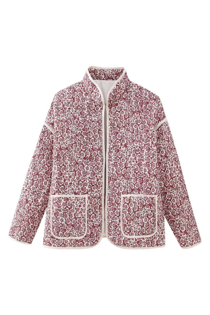 Velina Moda | Print Thin Bag Cardigan Jacket