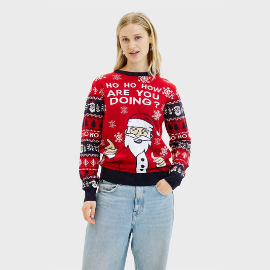 Velina Moda | Ho ho how you doin' Christmas sweater Women