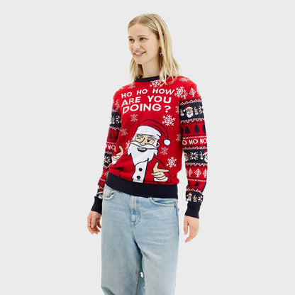 Velina Moda | Ho ho how you doin' Christmas sweater Women