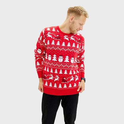 Velina Moda | The stylish Christmas sweater red Men's